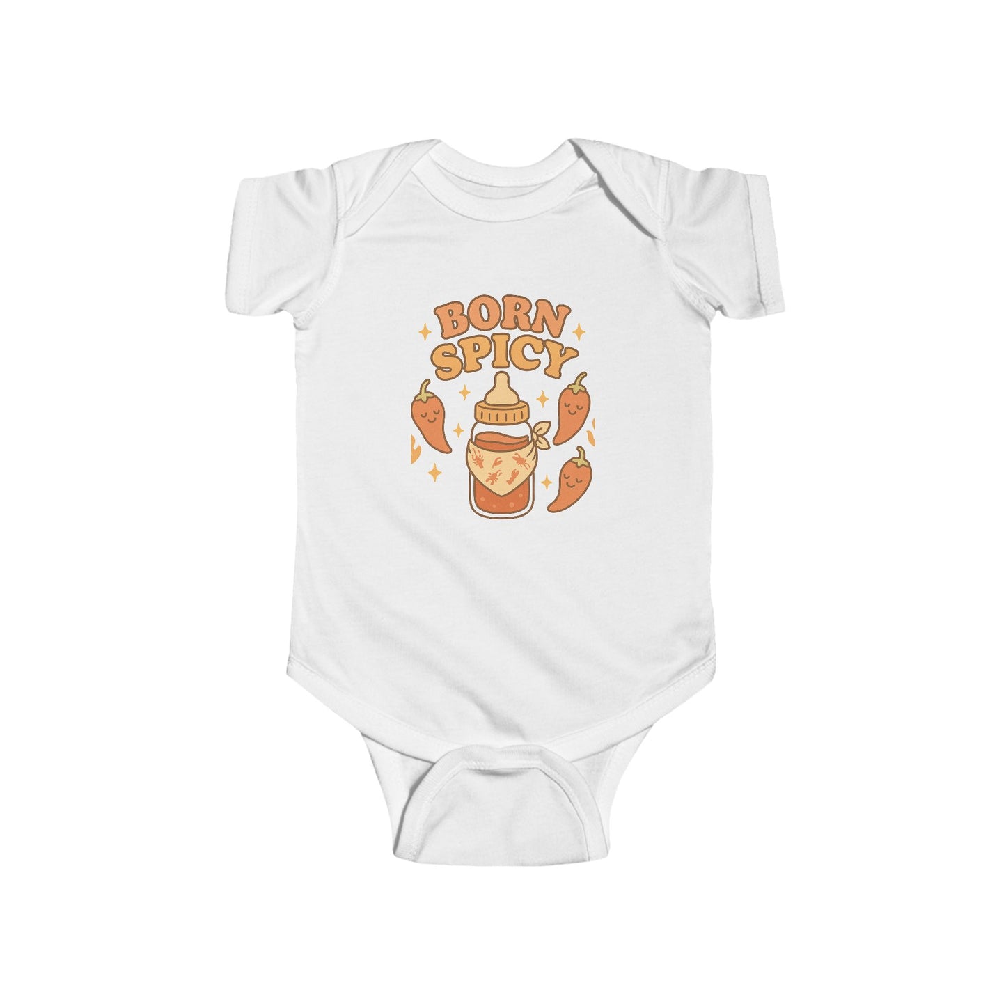 Born Spicy Infant Bodysuit - Cute Baby Gift for Spicy Families