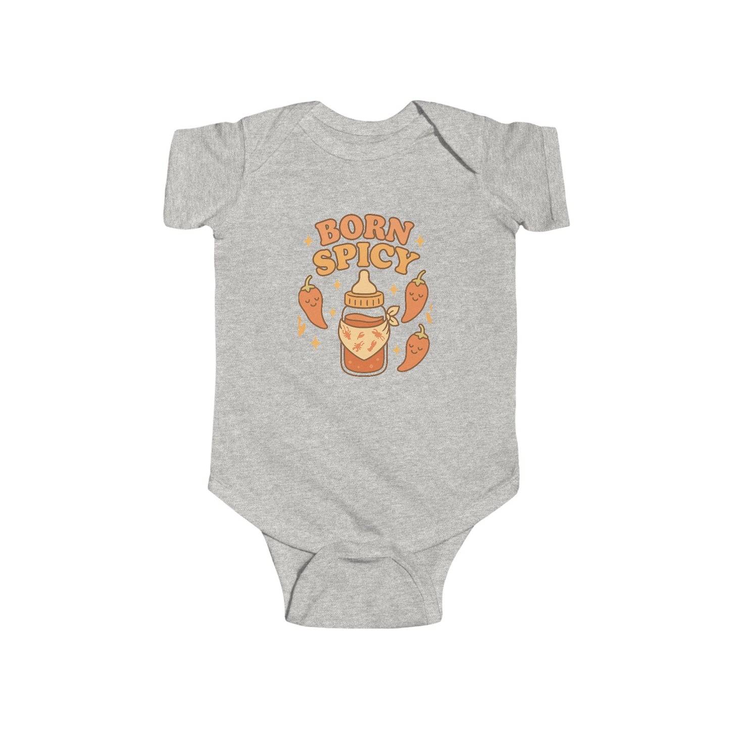 Born Spicy Infant Bodysuit - Cute Baby Gift for Spicy Families