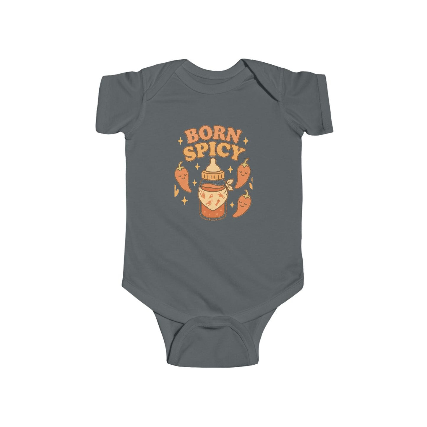 Born Spicy Infant Bodysuit - Cute Baby Gift for Spicy Families