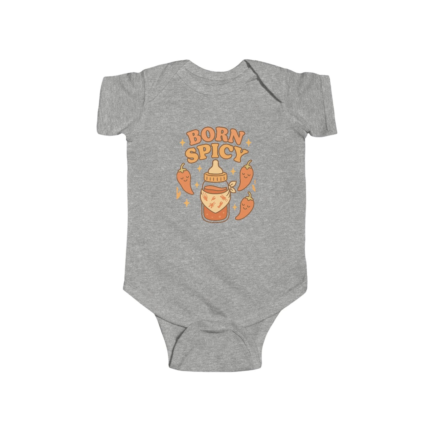 Born Spicy Infant Bodysuit - Cute Baby Gift for Spicy Families